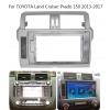 10.1'' Car Dash Radio Stereo Frame Fascia Bezel for Toyota Prado 150 2014~2017 Mount Trim Panel view 2