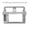 10.1'' Car Dash Radio Stereo Frame Fascia Bezel for Toyota Prado 150 2014~2017 Mount Trim Panel view 4