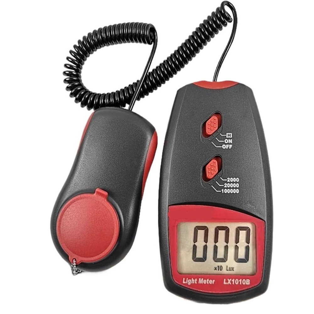 Light Meter, LX1010B Illuminometer 3 Range Digital LCD 50,000 Lux Meter Photometer Luxmeter Light,Light Meter Photography