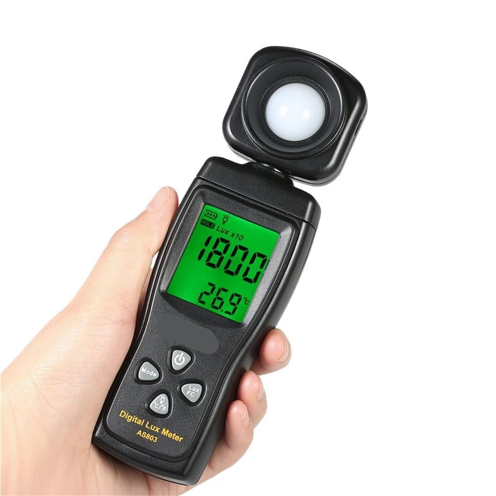 Light Meter, Mini Digital Lux Meter LCD Display Handheld Illuminometer Luminometer Photometer Luxmeter Light 0-200000,Light Meter Photography