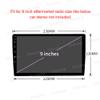 10.1'' Car Dash Radio Stereo Frame Fascia Bezel for 2021 22 24 Toyota RAIZE AVANZA Mount Trim Panel view 3