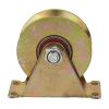 Track Pulley for Ropes -8mm Steel Cable Pulley with Ball Bearings Heavy Duty Rope Guide Pulley System for Sliding Doors and Track Machinery(80mm) view 2