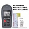 Light Meter, L1 Digital Lux Meter Professional 200000 Light FC Illuminometer Photometer Tester LCD High Accuracy,Light Meter Photography view 2