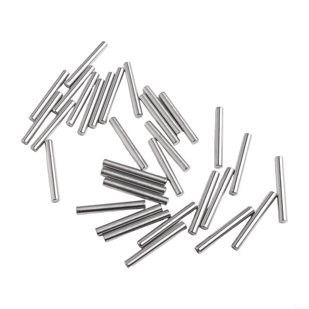 Stainless Steel Shelf Pins 5x40mm, Shelf Support Pegs for Bookshelves Cabinets, for Easy Install Metal Positioning Nails, 32-Pack