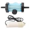 Electric Aquarium Cleaner USB Powered Fish Tank Siphon for Automatic Water Change and Efficient Drainage, 10 x 3. cm, White(Meter) view 2