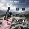 Lifetime Free V818 PoC Radio Global Walkie Talkies Unlimited Range Nationwide 4G Long Distance Two Way Radio for Family, Logistic Company and Work Team(2 Pack with SIM Cards) view 2