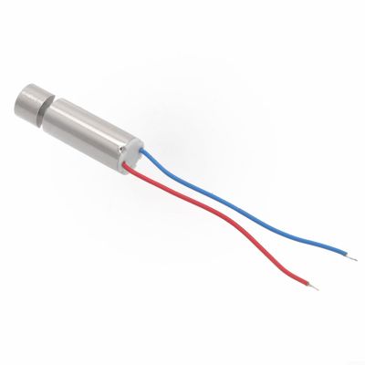 Hollow Cup Vibration Motor DC 0.5V-5V 80mA 21x6mm 15000rpm Mini Motor for Electronics, Silver(13000 RPM)