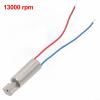 Hollow Cup Vibration Motor DC 0.5V-5V 80mA 21x6mm 15000rpm Mini Motor for Electronics, Silver(13000 RPM) view 3