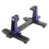 Adjustable PCB Holder with 360 Rotation for Circuit Board Soldering and Repair, Versatile Clamping System, Fireproof Metal Base, Blue + Black(Small) view 2