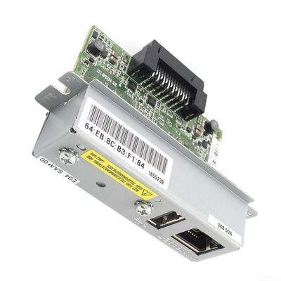 Ethernet Interface Module for UB-E04 Print Server, 100 Mbps Fast Ethernet 10Base-T/100Base-TX Adapter C32C881008 Compatible with for TM-U220 T88IV T81 U288, Pack of