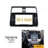 10.1'' Car Dash Radio Stereo Frame Fascia Bezel for Toyota Land Cruiser Prado 150 LC150 2018~2023 Mount Trim Panel view 2