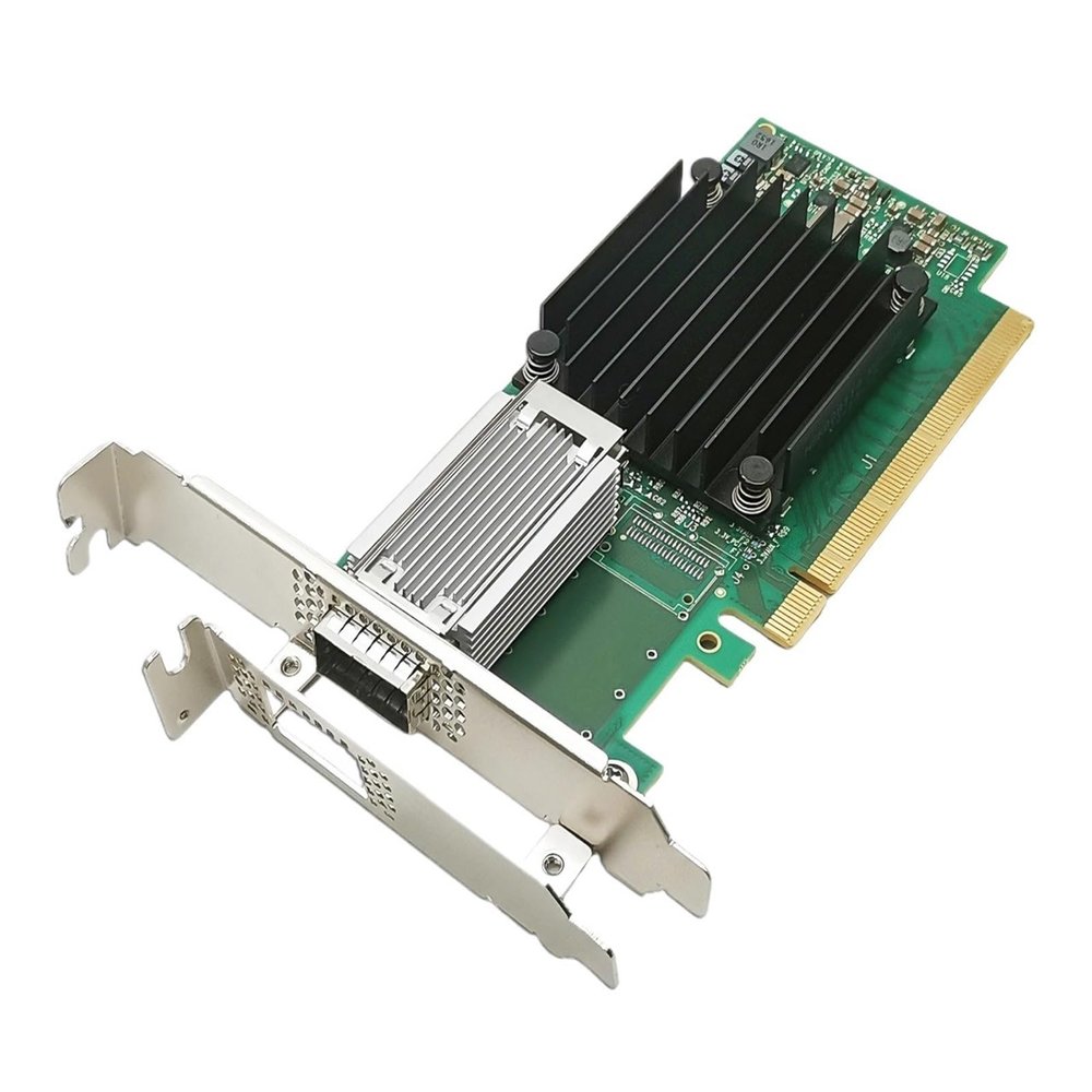 100G Network Server ConnectX-4 EDR +100GbE MCX456A-ECAT VPI Adapter Dual QSFP28 Port 100Gb NIC PCIe*16(CX455A 1x QSFP28)
