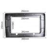 10.1'' Car Dash Radio Stereo Frame Fascia Bezel W/Radio Power Harness Cable for Nissan Sentra 2001-2006 Mount Trim Panel view 4
