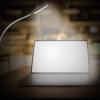 BAZEITFLOW 2pcs Portable USB Laptop Reading Lamp White Light, Compact USB Computer Lamp for Night Use, Portable LED Keyboard Light for Office and Travel, Black view 2
