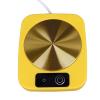 Aumotop USB Powered Coffee Warmer Design Smart Constant Temperature Mug Warmer Home Office Travel Lightweight Compact PP (Yellow) view 1