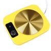 Aumotop USB Powered Coffee Warmer Design Smart Constant Temperature Mug Warmer Home Office Travel Lightweight Compact PP (Yellow) view 2