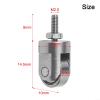 Roller Point for Dial Indicators, M2. Threaded Stainless Steel Probe Tip, 10mm Diameter, Compatible with Electronic and Digital Gauges, 22.5mm Length view 3
