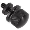 Quick Release Seat Screw for Motorcycle - M6 Aluminum Alloy Seat Fixing Nut with Tool- Removal, for Easy Install Hardware - Black(Black) view 2