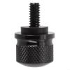 Quick Release Seat Screw for Motorcycle - M6 Aluminum Alloy Seat Fixing Nut with Tool- Removal, for Easy Install Hardware - Black(Black) view 3