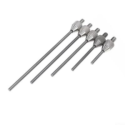 Carbide Needle Point .5mm for Dial Indicator Depth Gauge Probe with M2. Threaded Shank, Flat Tip Pin for Hole and Groove Measurement, Piece Set
