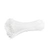 100Pcs Cable Ties Self-Locking Plastic Nylon Wire Zip Tie Clamps Fastening Ring(White,3x150mm 100Pcs) view 1