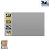 4k Metal Lightproof Foldable Portable Movie Screen, HD Anti Light Projector Screen, 16:9, Easy Install with Velcro, Movie Night Supplies for Home Classroom Office Outdoor Use view 1