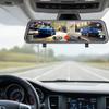 1080 HD Multi-Function Touch Screen Car Recorder, 10 Inch Mirror Dash Cam Night Vision 170 Wide Angle, Full Touch Display, Wide Angle Rear View Backup Camera (Black) view 1