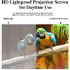 4k Metal Lightproof Foldable Portable Movie Screen, Anti Light Projector Screen - 160 Wide Angle, 16:9, Portable Movie Screen for Home Theater Outdoor Indoor, Daytime Viewing Anti-Light (84In) view 2