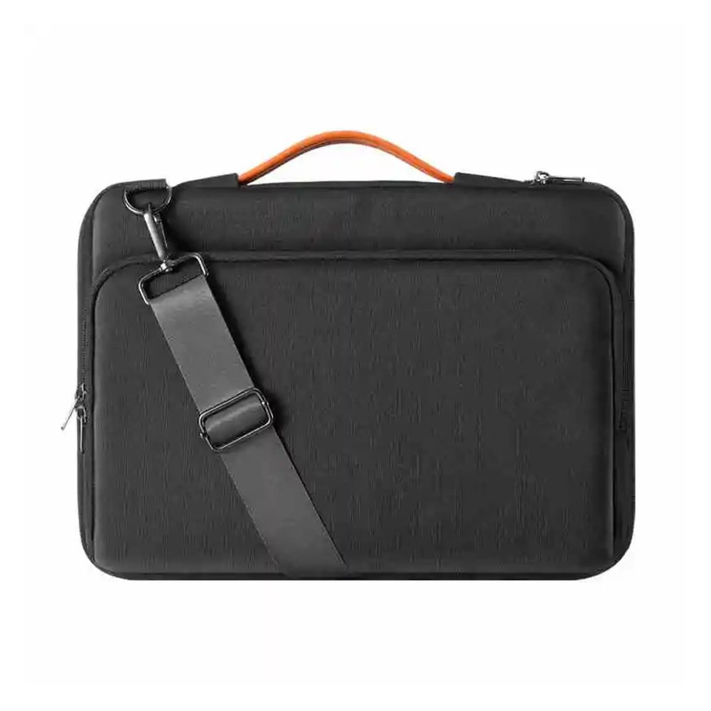 14/15 Inch Business Commuting Anti Fall Water Simple Large Capacity Laptop BagAdjustable Strap & Handleg(Black,14 inch)