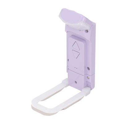 Deosdum USB Foldable Lamp 3 Color Modes Stepless Dimming Simple Portable Reading Night Light for Jewelry Identification (Purple)