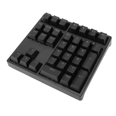 Tangxi Mechanical Number Pad with Blue Switch, 34 Keys Wired Numeric Keypad with RGB Backlight and Stair Step Key Layout, Ergonomic Numpad for Laptop PC Desktop (Black)