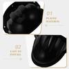 TEHAUX Outdoor Camera Rain Cover Shell Waterproof Security Camera Housing Protective Shield for Outdoor Surveillance Black Weatherproof Dustproof Shade view 3