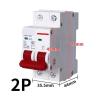 GZCBDSM 1PCS MCB DZ47-63 C Type 400V Red Mini Circuit Breaker 6A 10A 16A 20A 25A 32A 40A 63A Mounting 35mm Din Rail Overload Protection view 3