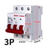 GZCBDSM 1PCS MCB DZ47-63 C Type 400V Red Mini Circuit Breaker 6A 10A 16A 20A 25A 32A 40A 63A Mounting 35mm Din Rail Overload Protection view 4
