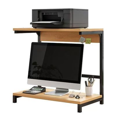 2-Tier Computer Monitor Riser Printer Stand Monitor Stand Monitor Desktop Stand for Printer Desktop Computer Laptops and Monitor