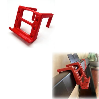 Adjustable and Foldable Tablet/Phone Holder for Fitness Equipment and Tabletops Compatible with Treadmills, Exercise Bikes, and Devices up to 12-inch Screens