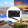 Black Reusable 35mm Film Camera ABS with Built-in Flash view 4
