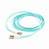 10M 10G OM3 Duplex LC/LC Fiber Optic Patch Cable, 50/125, Aqua view 1
