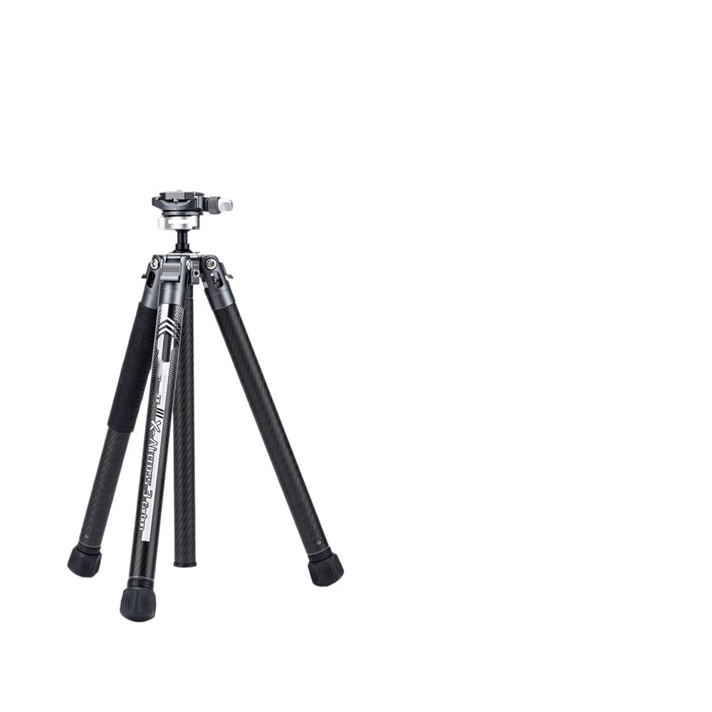 Tripod Stand, X-Aircross 3 Lite Carbon Fiber Tripod 1.7lbs Ultralight 62 Inch Portable Compact Travel for DSLR(Front Arm Axis)