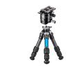 Tripod Stand, LS-223CEX+RH0 Leveling Hemispherical Adjustment Low-Angle Climbing Carbon Fiber Tripod(LS-223CEX G2) view 1