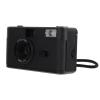 CONGARTENO Vintage Film Camera with Built-in Flash, Reusable Abs Plastic Point Shoot Camera, Black Retro Style for Film Photography Enthusiasts and Travel Use view 1