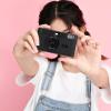 CONGARTENO Vintage Film Camera with Built-in Flash, Reusable Abs Plastic Point Shoot Camera, Black Retro Style for Film Photography Enthusiasts and Travel Use view 3
