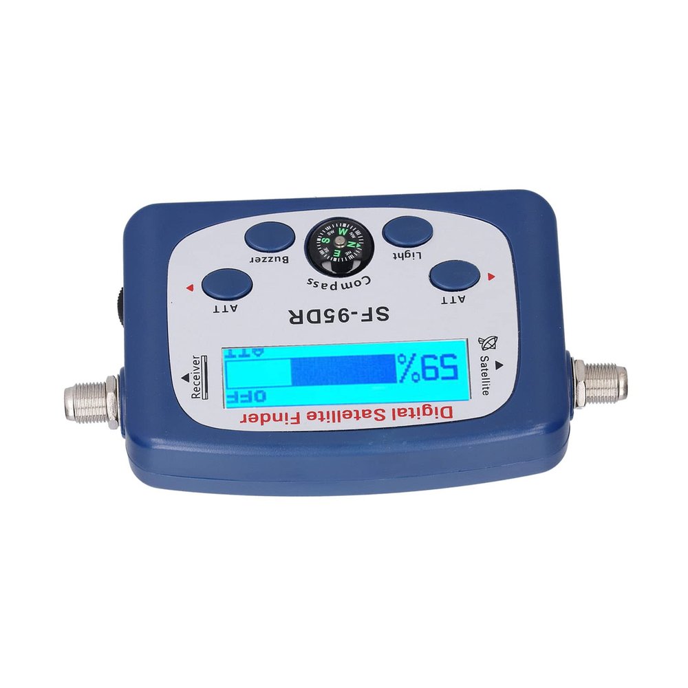 ERYUE Digital TV Satellite Signal Finder Portable Equipment with Compass Electronic Buzzer for Satellite Reception Antenna Installation