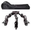 Tripod Stand, DF2 Portable Tripod Dolly with Rubber Wheels for Camera Vlog Video Recording Quick Moving Light Stand Stable Support view 2