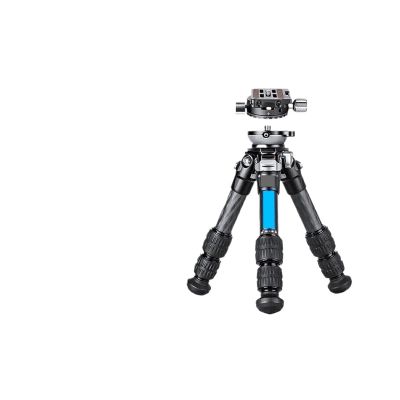Tripod Stand, LS-223CEX+RH0 Leveling Hemispherical Adjustment Low-Angle Climbing Carbon Fiber Tripod(LS-223CEX RH-0)