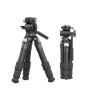 Tripod Stand, Heavy Duty Carbon Fiber Tabletop Tripod Kit for DSLR Mirrorless Camera Compatible with Ball Video Heads -5025 view 2