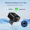 LCPSDO Car Wireless CarPlay Adapter for Toyota GR Corolla 2023 2024 CarPlay 2-in-1 Plug and Play Adapter Wired to Wireless No Delay Fast Auto-Connect view 2