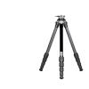 Tripod Stand, LS-365CEX 5-Section Carbon Fiber Tripod with Quick-Leveling Half-Ball Head and Integrated Mount(LS-225CEX) view 1