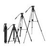 Tripod Stand, 72inch/1.8m Video Tripod Aluminum Transverse Center Column 17.6lbs/8KG with Fluid Head for DSLR Camcorders Camera view 2