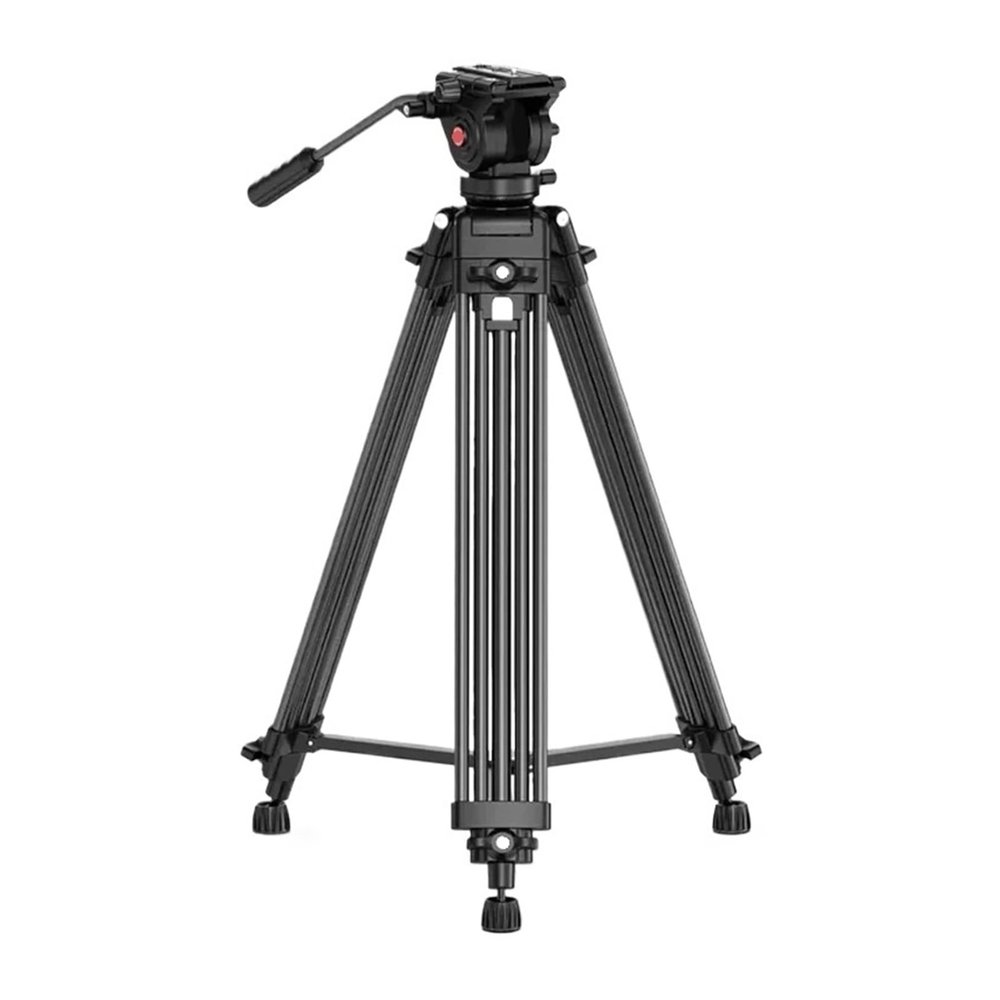 Tripod Stand, MT-81 Heavy Duty Video Tripod 1/4" 3/8" Screws 8KG Load for DSLR/Mirrorless/Cine Camera Camcorder with Fluid Head